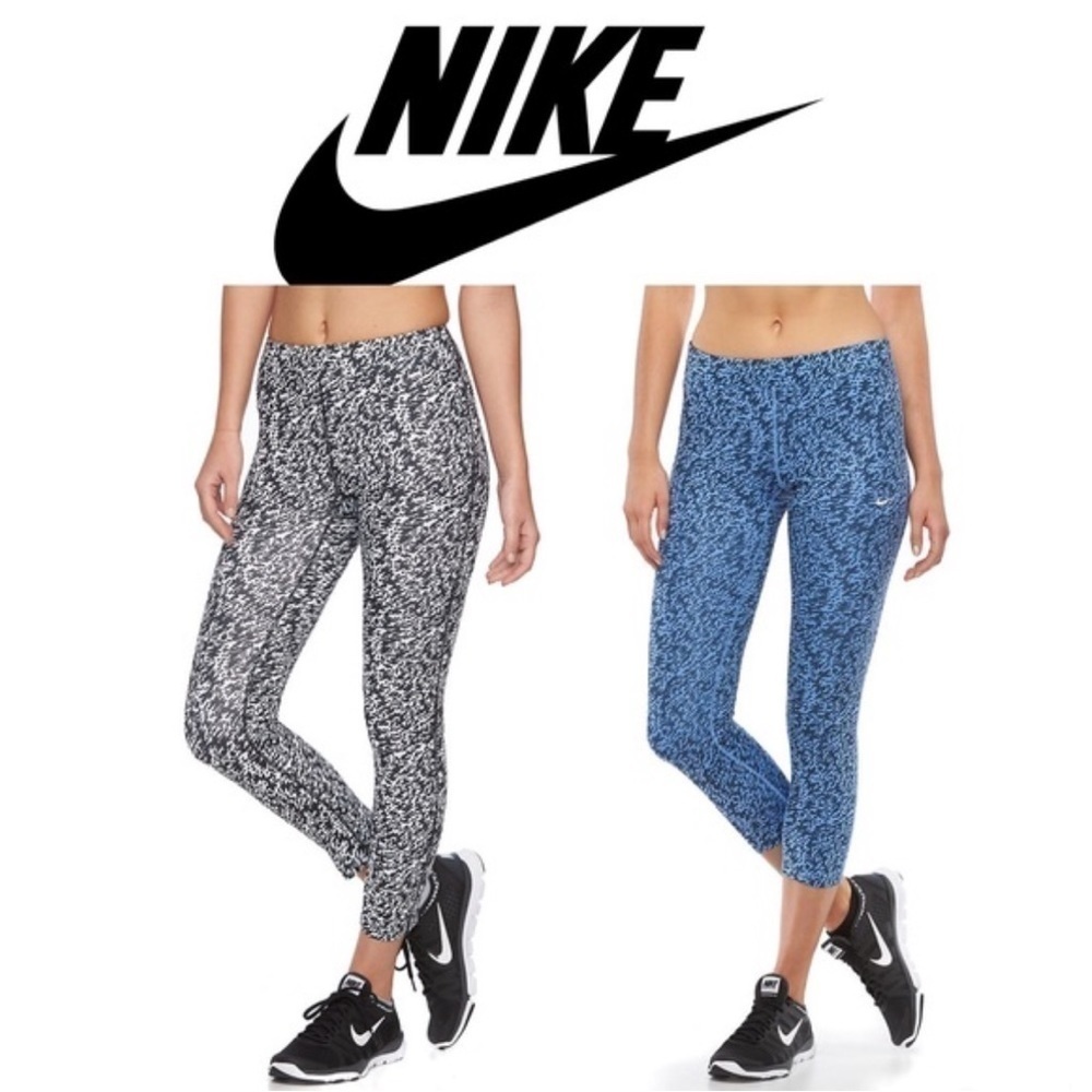 Nike Pronto Essential Cropped Running Tights Dri-Fit Athleisure Lounge‎ Wear L